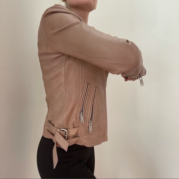 Amaryllis Women's Lambskin Leather Jacket - Picture 4 of 10